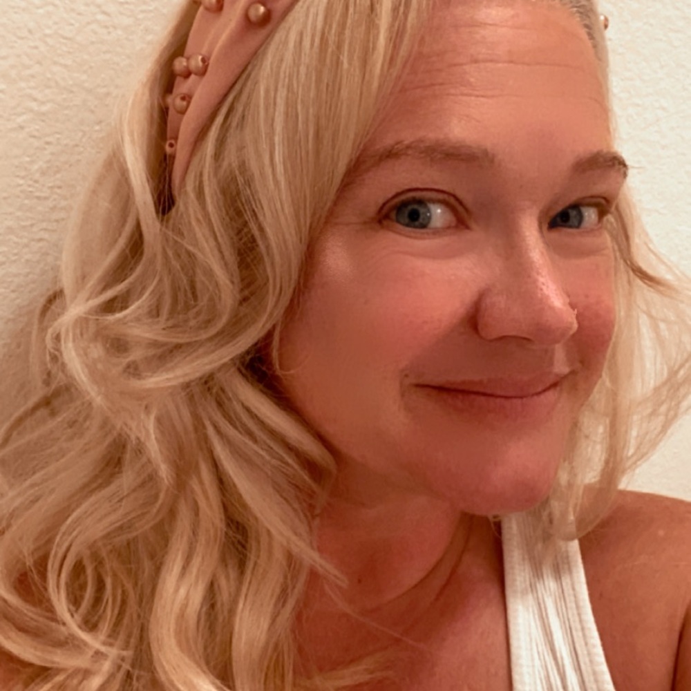 HANDMADE Blush Embellished Twist Knot Headband - Picture 2 of 10